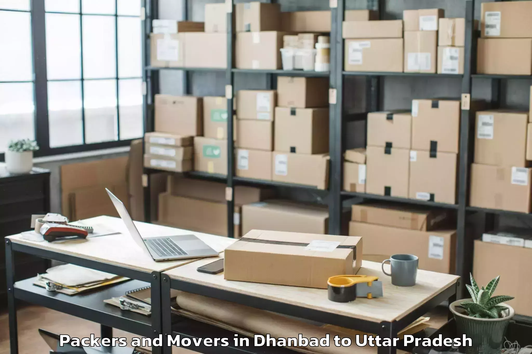 Book Dhanbad to Safipur Packers And Movers Online